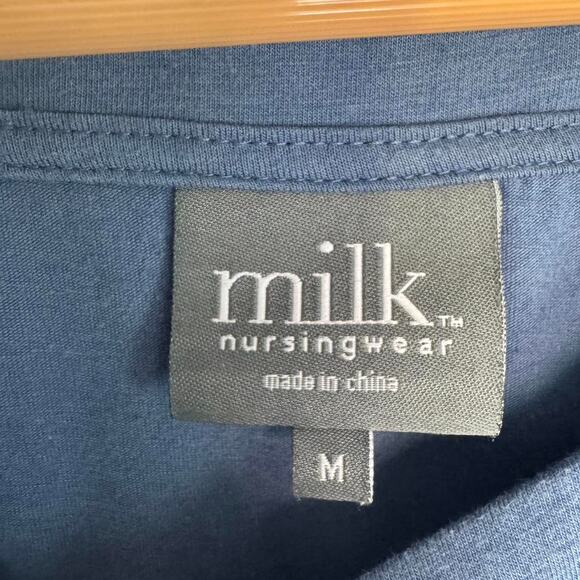 MLK Blue nursing top - Picture 2 of 3